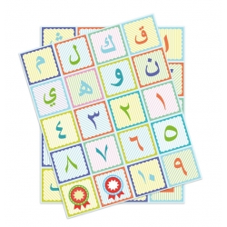 Arabisch alfabet & cijfers stickerset