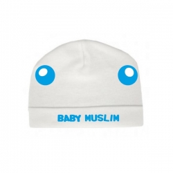 Baby mutsje blauw \'Muslim\'