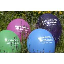 Ballonnen \'Ramadan Mubarak\'