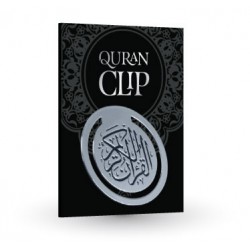 Quran clip zilverkleurig