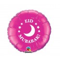 Folie ballon Eid Moebarak roze