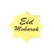 Eid Mubarak stickers goud
