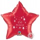 Eid Mubarak folie ballon ster rood