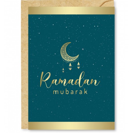 Ramadan Mubarak wenskaart