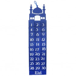 Ramadan kalender blauw