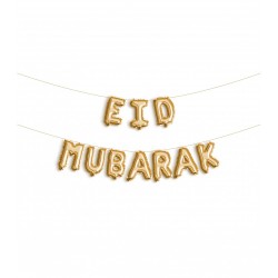 Eid Mubarak folie ballon goud