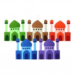 Set van 5 moskeeën