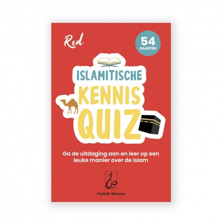 Islamitische kennis quiz rood