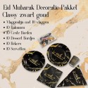 Eid Mubarak voordeelpack zwart