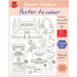 Kleurposter Arabische tuinen