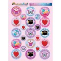 Pack d’autocolllants pour filles (Français)
