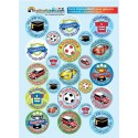 Pack d’autocolllants pour garçons (Français)