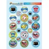 Pack d’autocolllants pour garçons (Français)