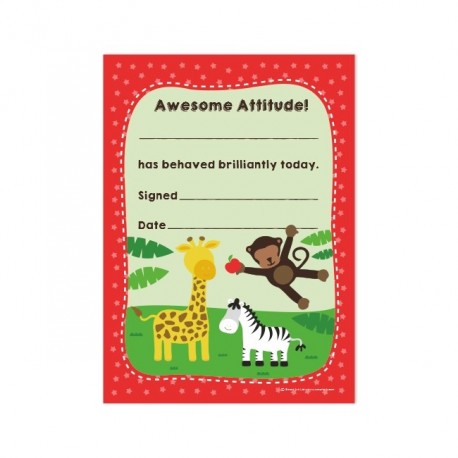 Beloningscertificaat - Thema dieren